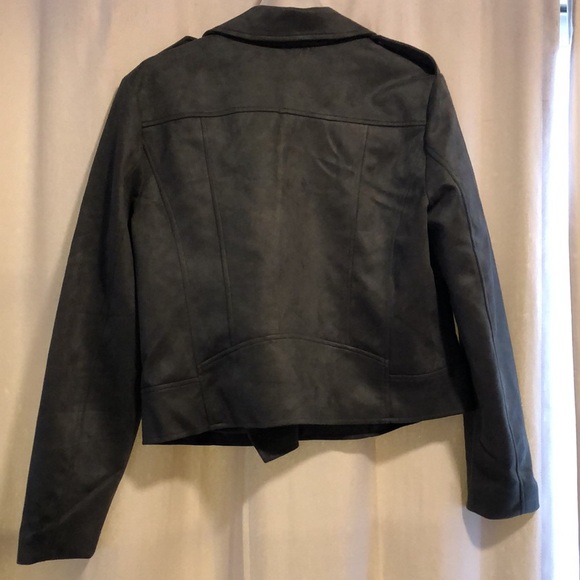 NWT Steve Madden BB Dakota Faux Suede Moto Jacket, XL - Picture 3 of 6